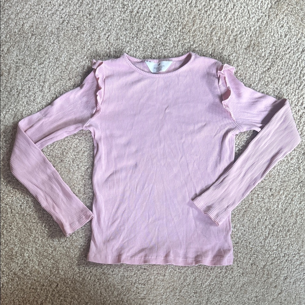 H&M Pink Long Sleeve Kids Tee